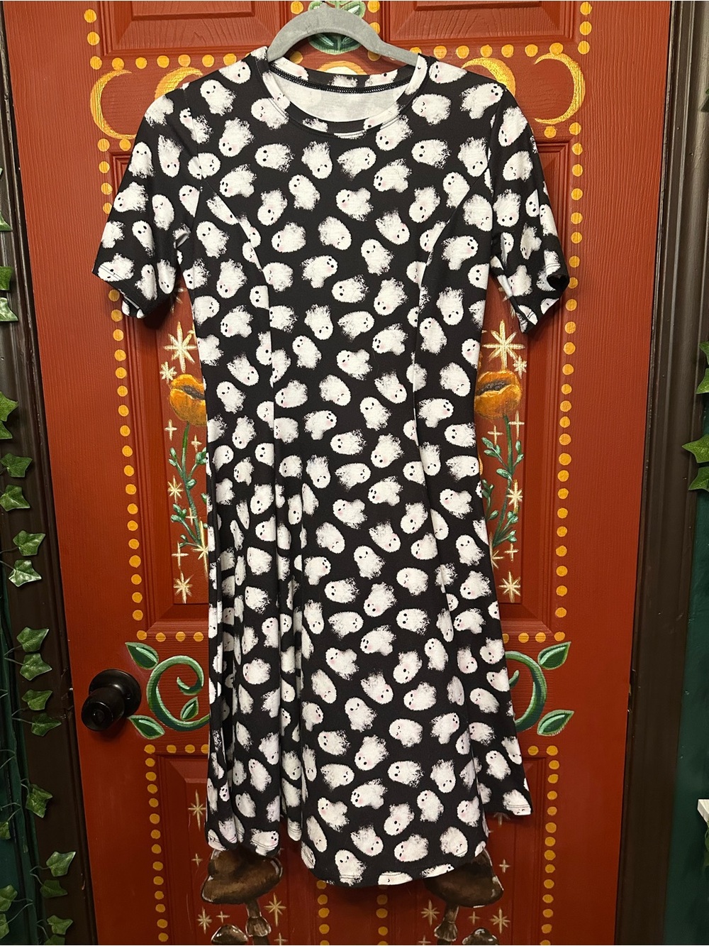 Watercolor ghost dress 👻 Rare Blackmilk 🕷️ Goth 💀 Whimsygoth ⛓️ Grunge 🕷️ Alt 🦇